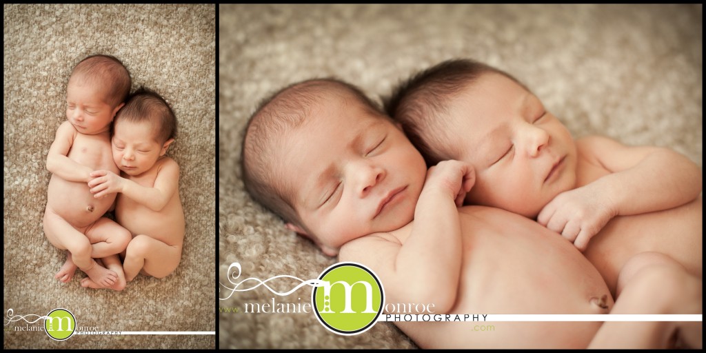 San Diego Newborn Twin Photographer - Melanie Monroe Photography